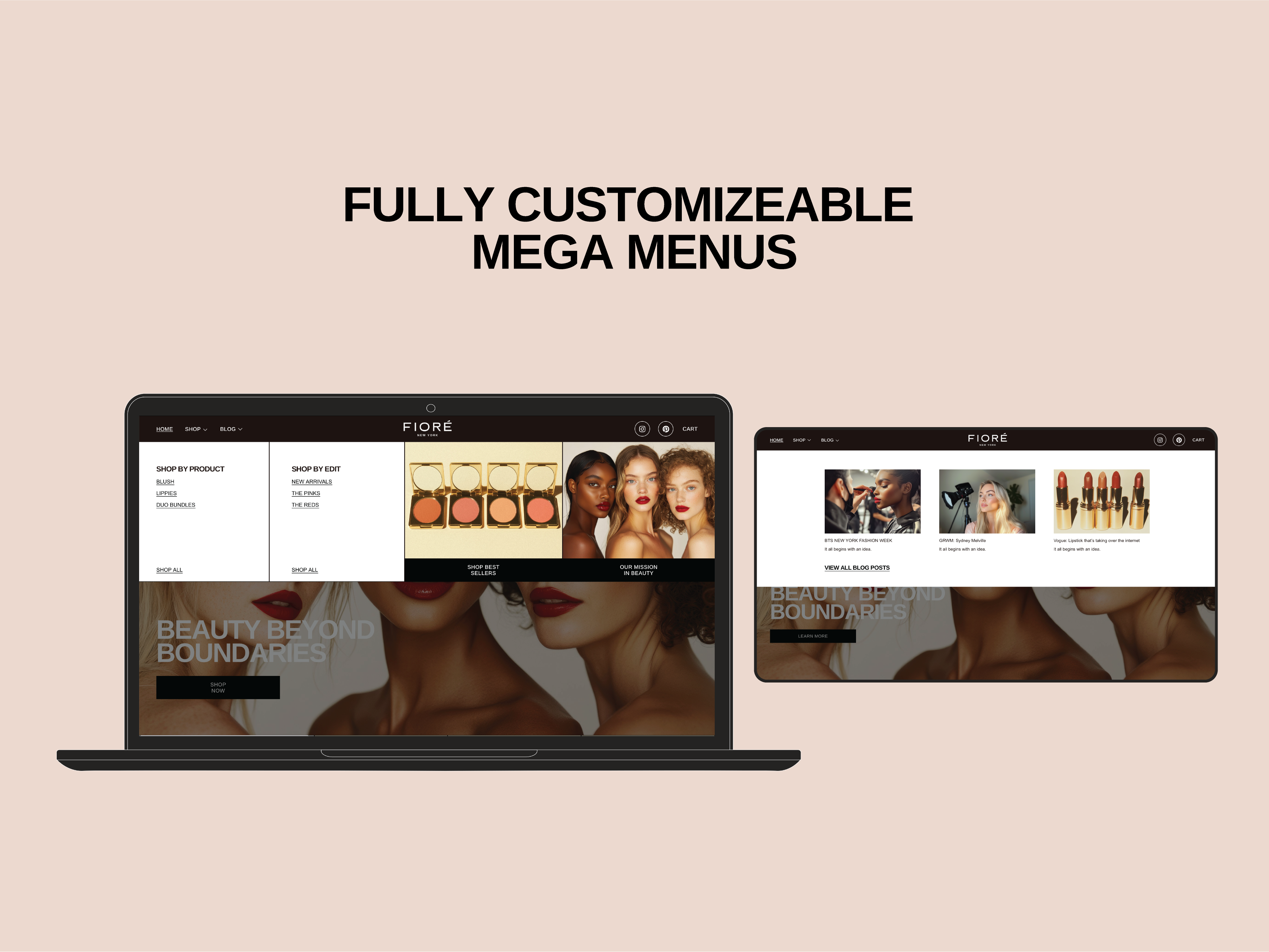 Fiore Premium Squarespace Website Template