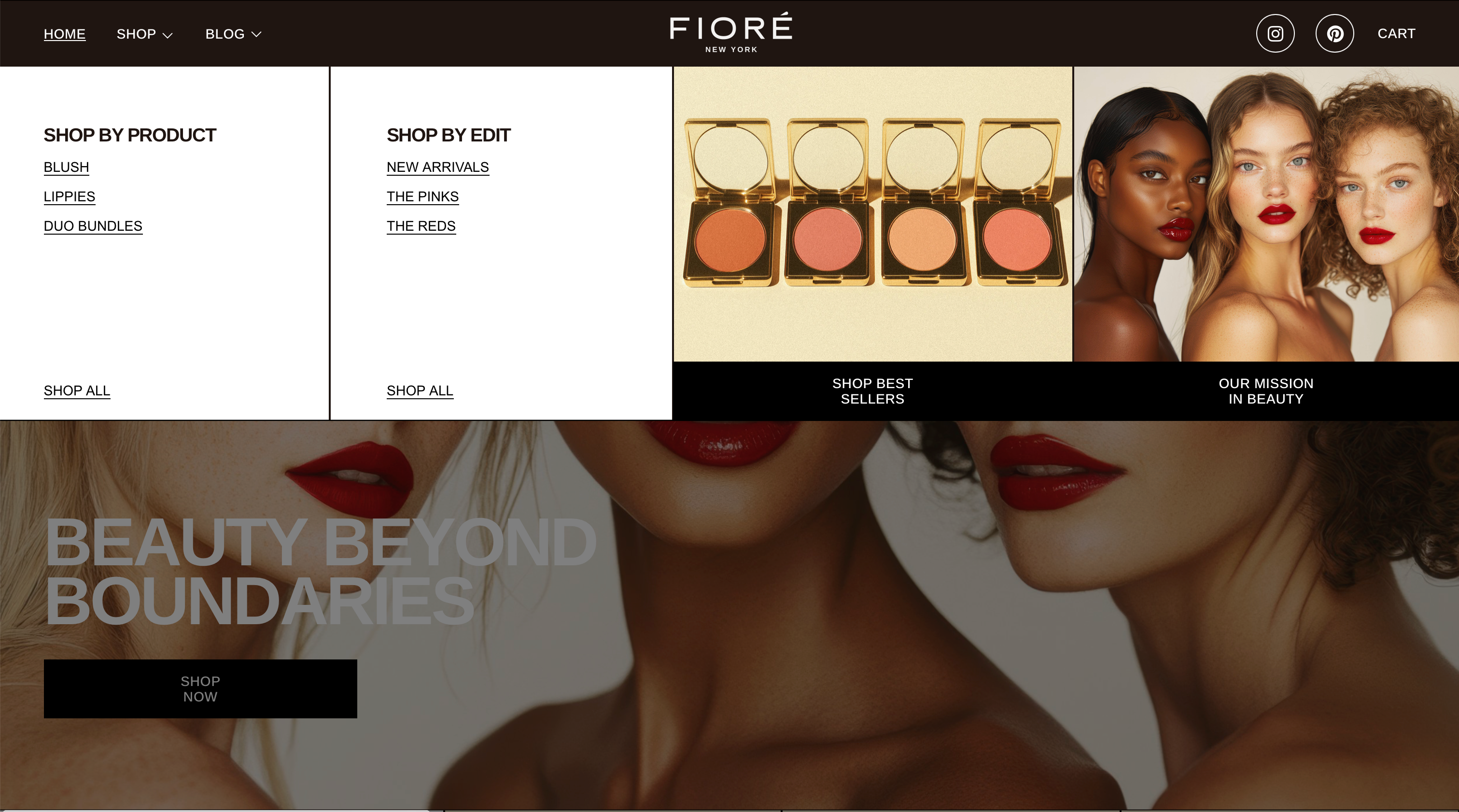 Fiore Premium Squarespace Website Template