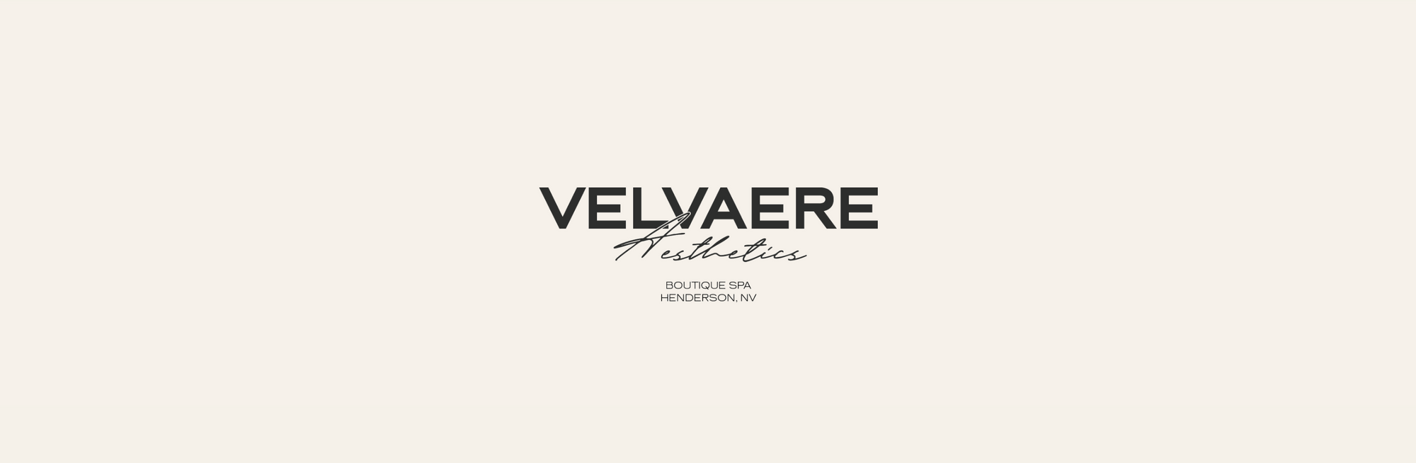 Secondary Velvaere logo on a white background
